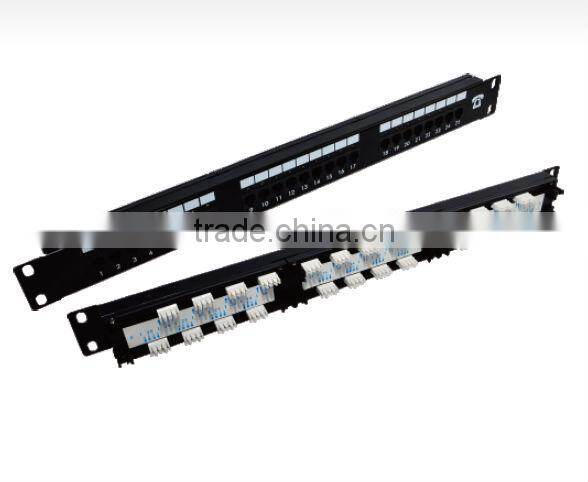 FTTH unshielded 25 port voice patch panel