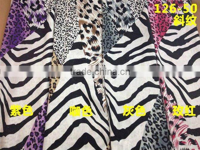 ST022 Printed New leopard grain MUSLIM WOMEN SCARVES