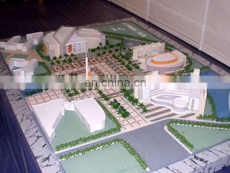 Simple school architecture scale models in property