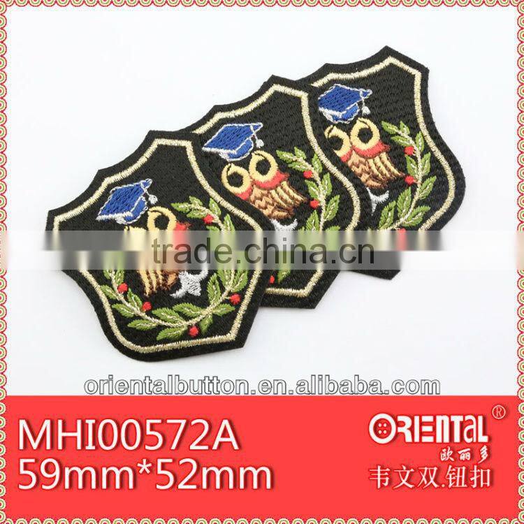 Top quality unique design fashion garments embroidery applique