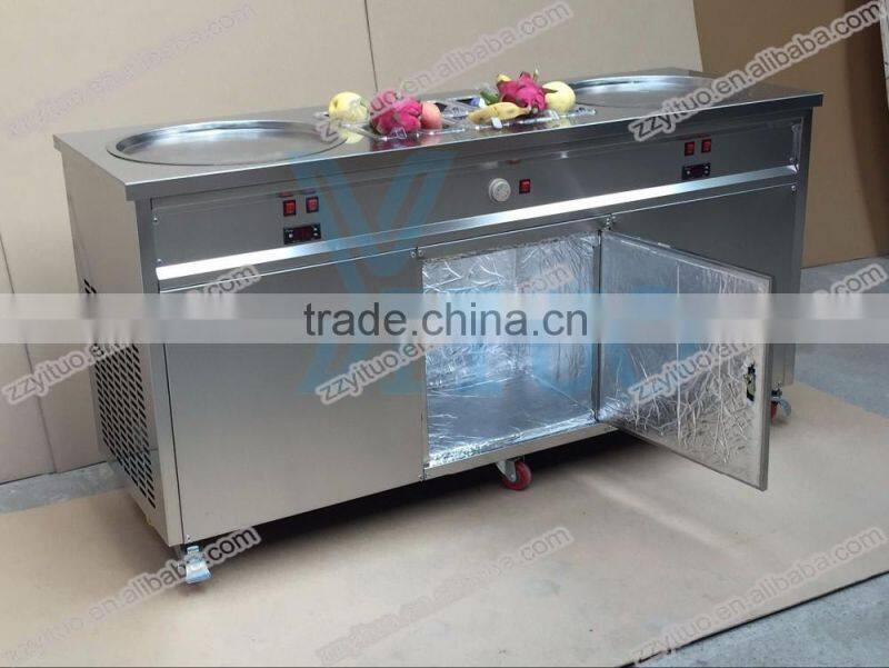 Fried ice cream Machine, Thailand Fry Ice Cream Machine, Ice cream Making Machine