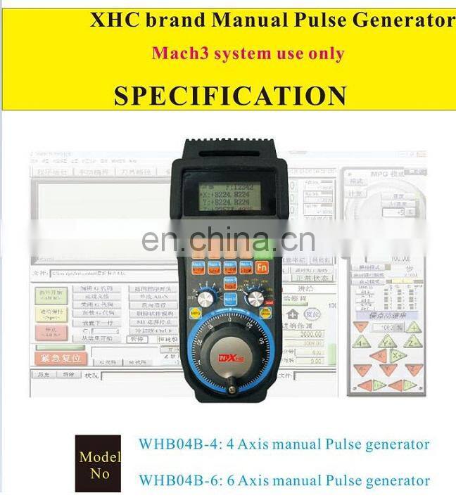 New Generation Mach3 4 Axis Wireless CNC Pendant Handwheel from XHC Factory