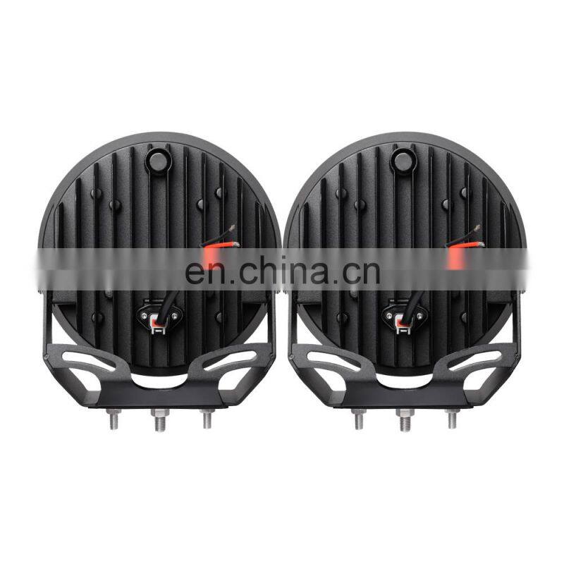 9 inch led fog/driving lights 128w round led work lights combo beam LED6493