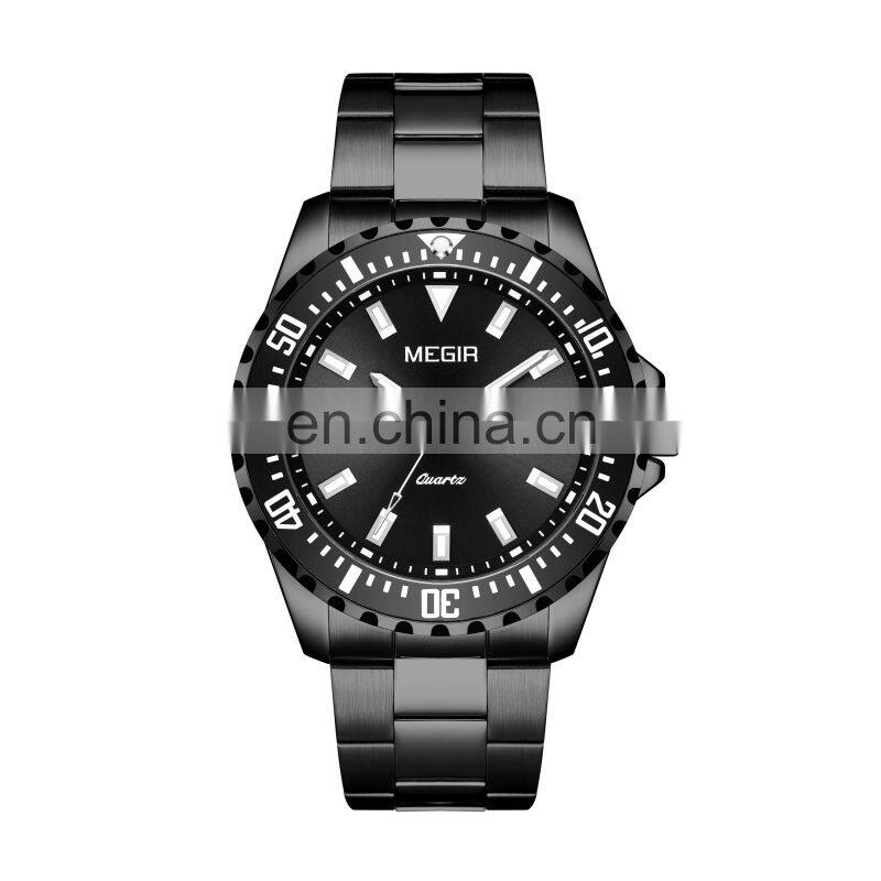MEGIR 2064AG Men Quartz Watch Fashion Luxury brand Business Waterproof Mens Watches in Wristwatches