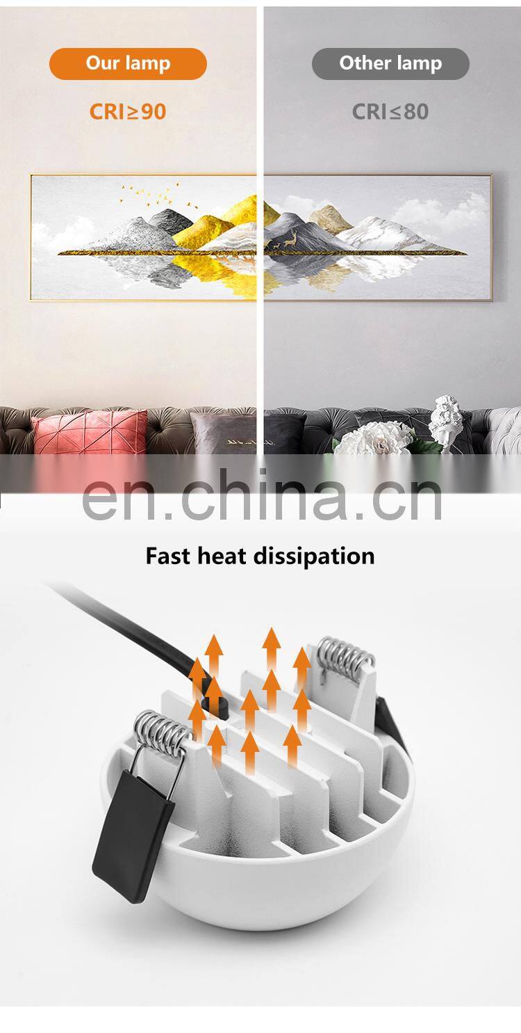 Trending Manufacturer Anti Glare Housing Office Down Lamp Ceiling COB 12Watt LED Spotlight