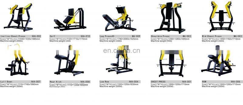 Hot sales weight stack plates machine Strength equipment