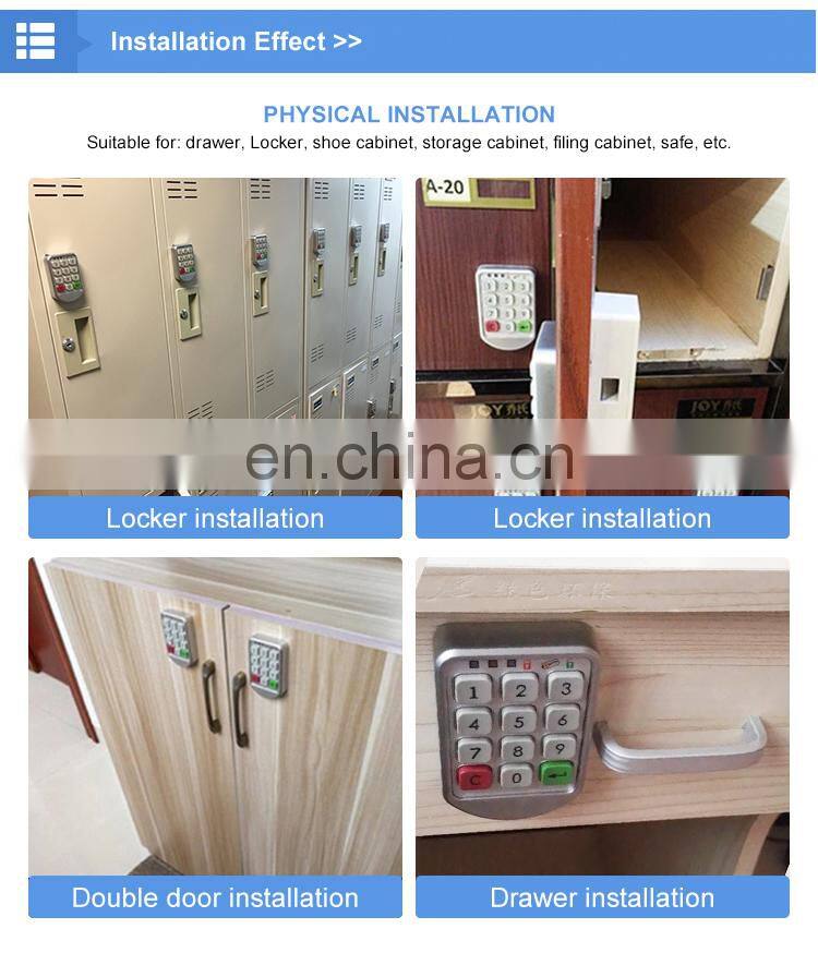 Smart Digital lock storage cabinets electronic drawer file cabinet electromagnetic lock wardrobe door lock