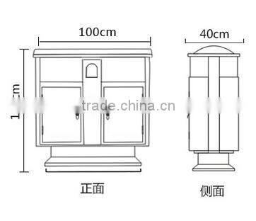 stainless steel dustbin