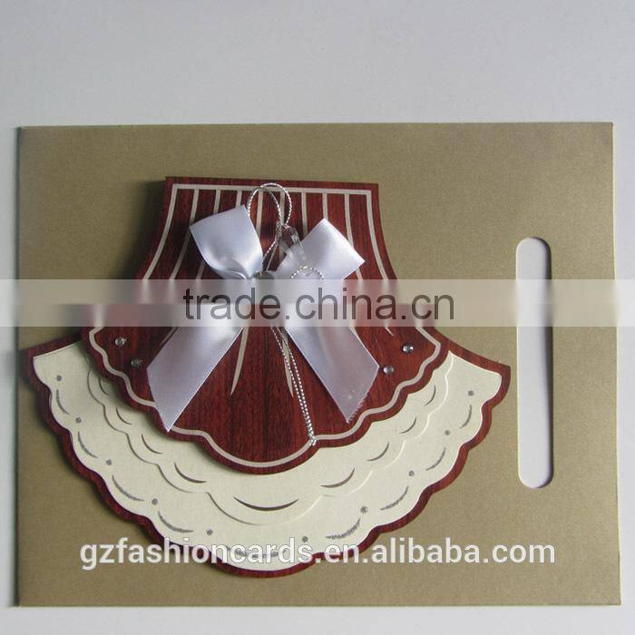 2014 Luxury Wooden Wedding Invitations