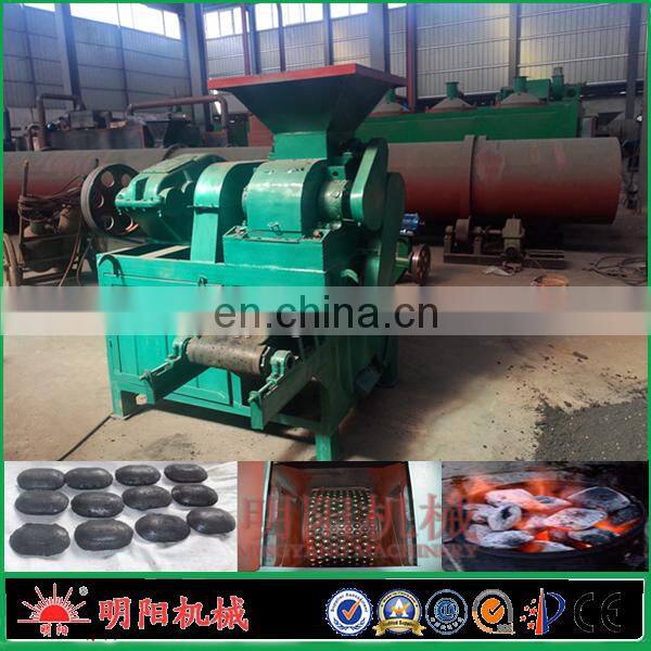 Gold supplier with CE ISO coal dust sawdust briquette charcoal making machine