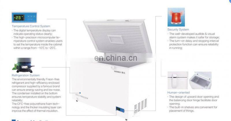 -25 degree ultra cold freezer with humanized design
