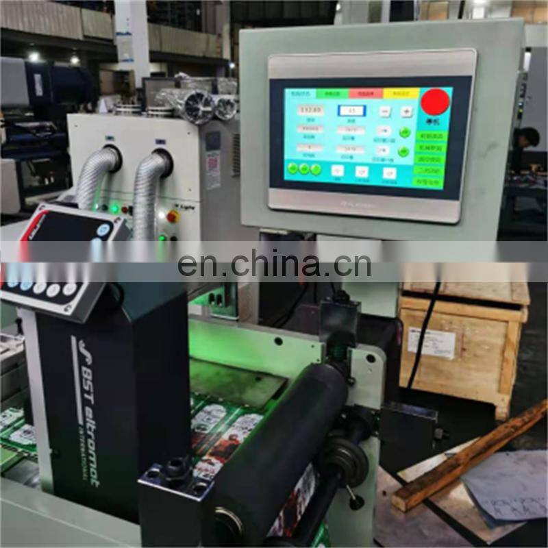 UTR320S 4 6 Color Roll to Roll Automatic rotary UV letterpress Intermittent Adhesive Label Sticker Printer with Servo Die Cut