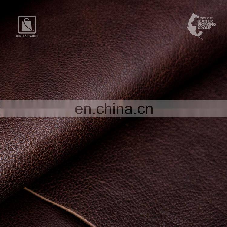 Best Selling Good Quality Full Grain Matte Vegetable Tanned Genuine Leather at Factory Price