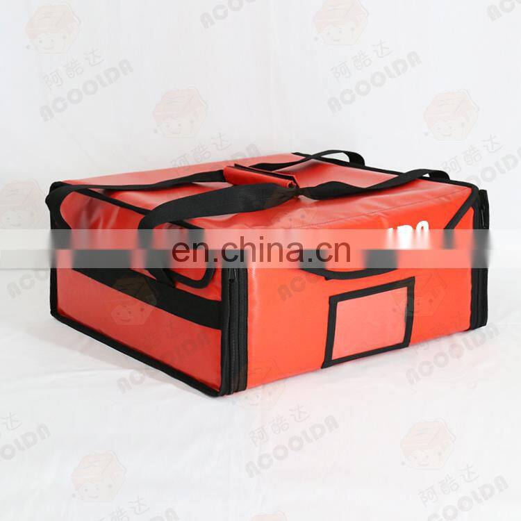 Heated Insulated Pizza Food Warmer Delivery Cooler Box Bags Backpack 500D PVC