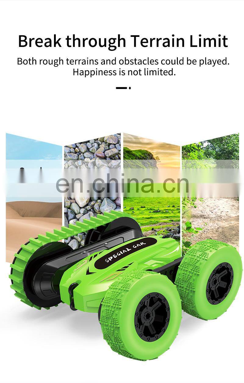 Great Christmas Gift JJRC Q95 2 Play Modes Double-sided Running 360 Rotating Remote Control Stunt Car for Kids