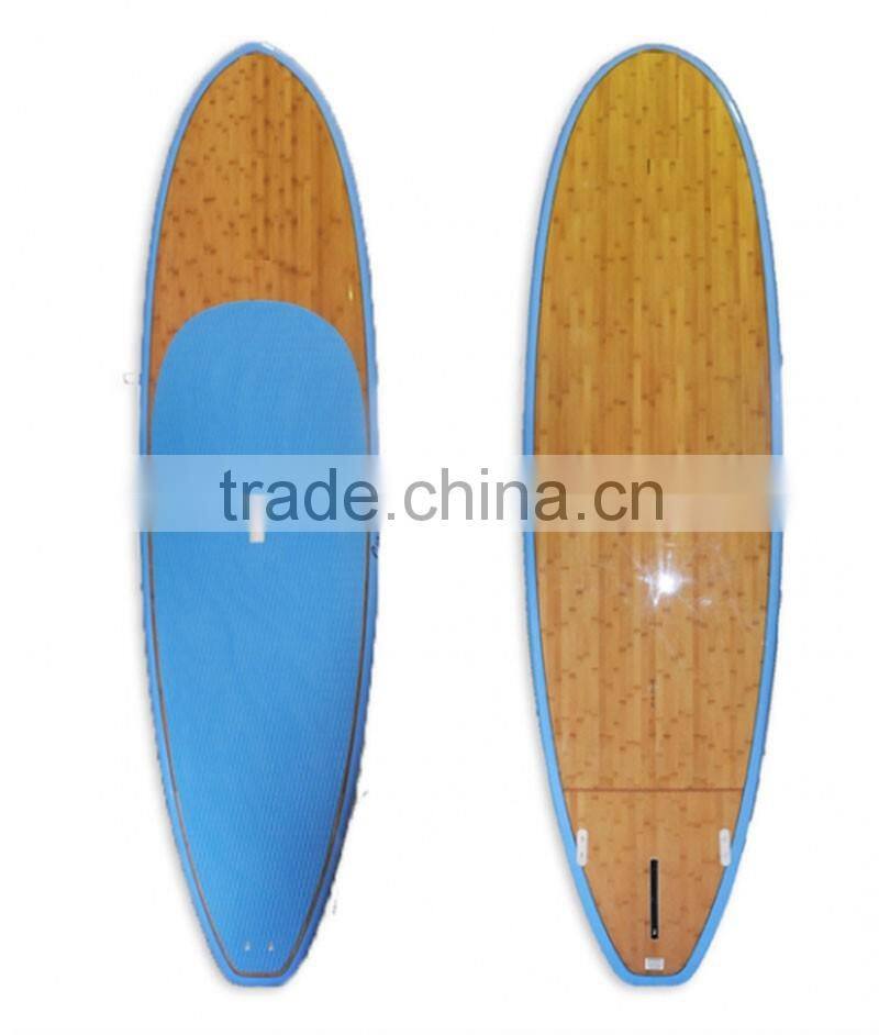 China factory bamboo SUP boards / Cheap price surfboard bamboo fiber board
