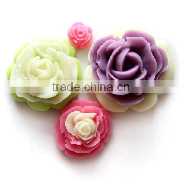 3D Silicone Candy Fondant High Quality Veined Cake Decoration Flower Silicone Molds