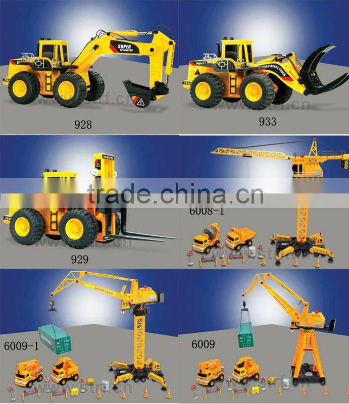6 Channels Plastic Excavator Truck--S6016-1