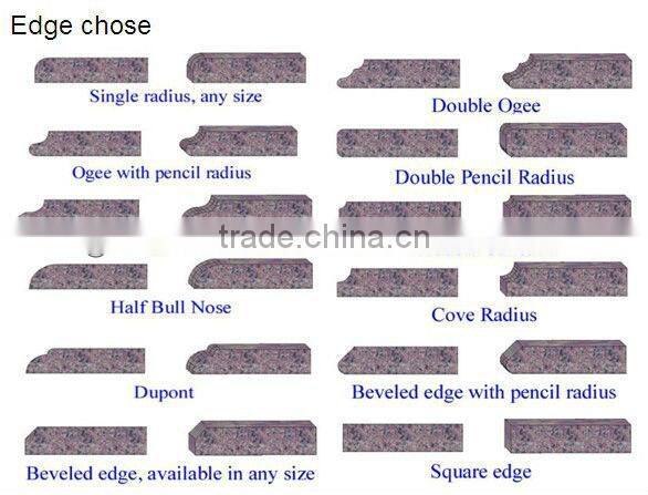 Outdoor Grey Granite Stone Stair Nosing