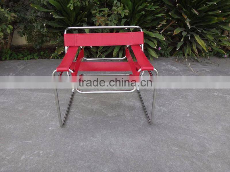 modern leather Wassily arm chair