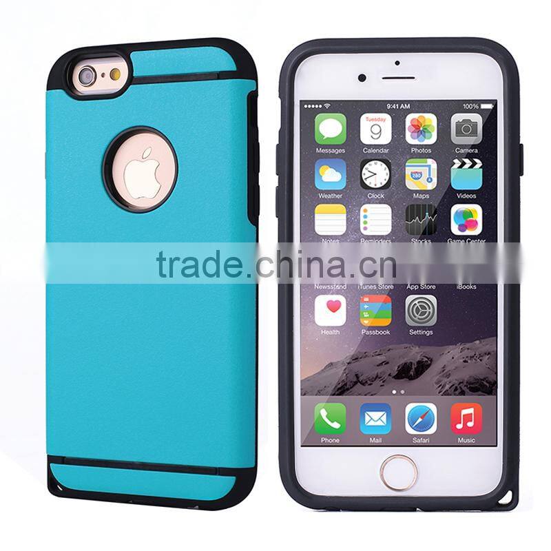 2015 China Factory Newest Tough Slim Armor Case Shockproof for Iphone 6 case Cover back case