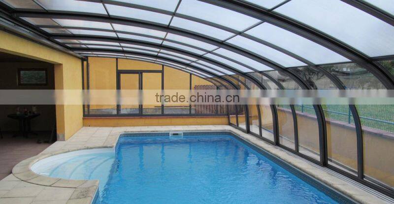 Low to mid height swimming pool cover