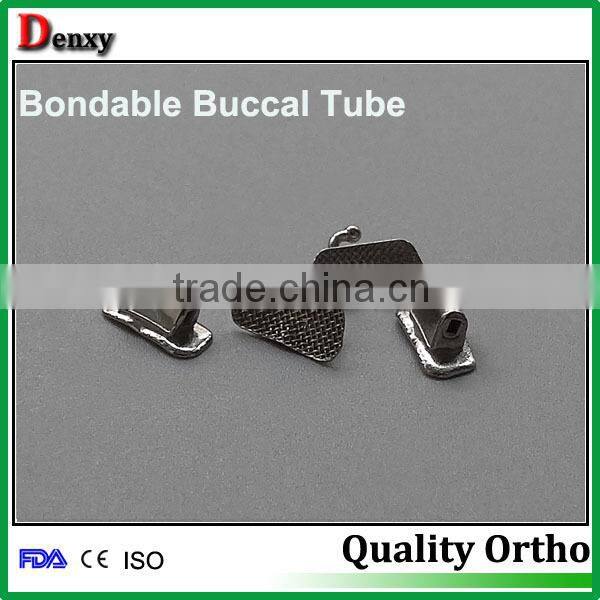 tube with sheath orthodontic band with cleat