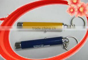 mini gps led tracled projector keychain flashlight led crystal keychain led keychain/