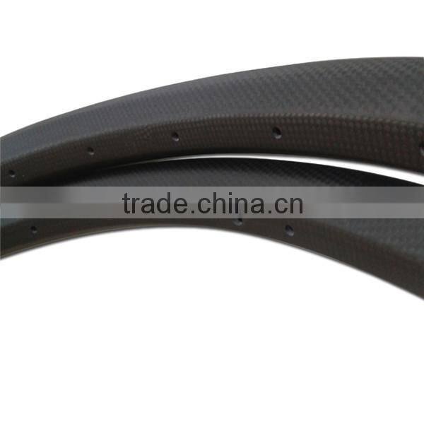 650b mtb bike tubeless carbon rim 30mm width AM mountain bicycle hookless carbon rims