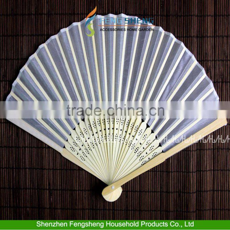 Bamboo Silk Fan Hand Folding Fans wedding gifts souvenirs