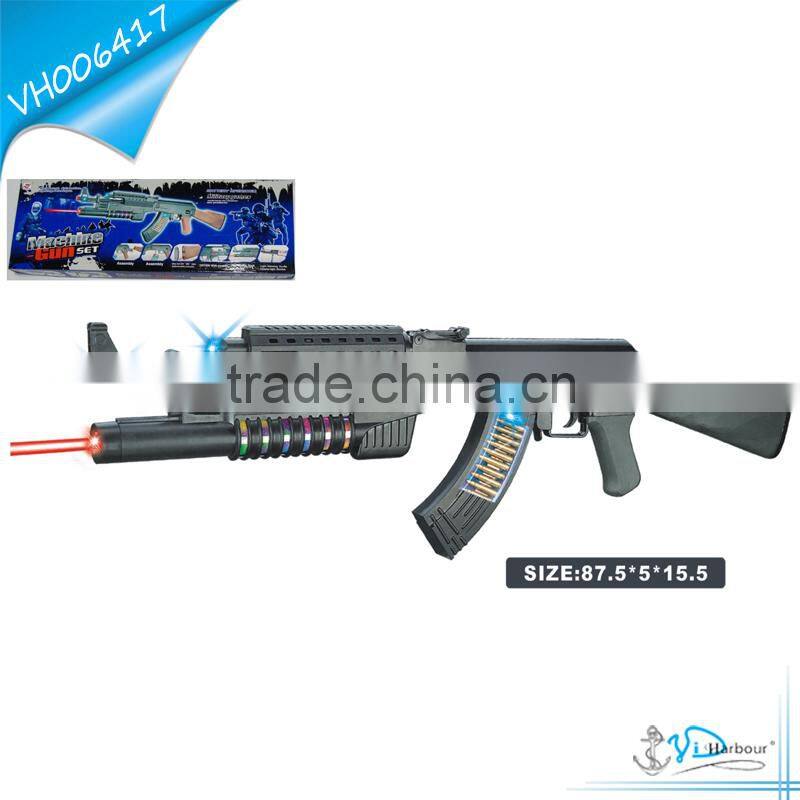 Hot Music Light and Vibrating Kids Toy Gun