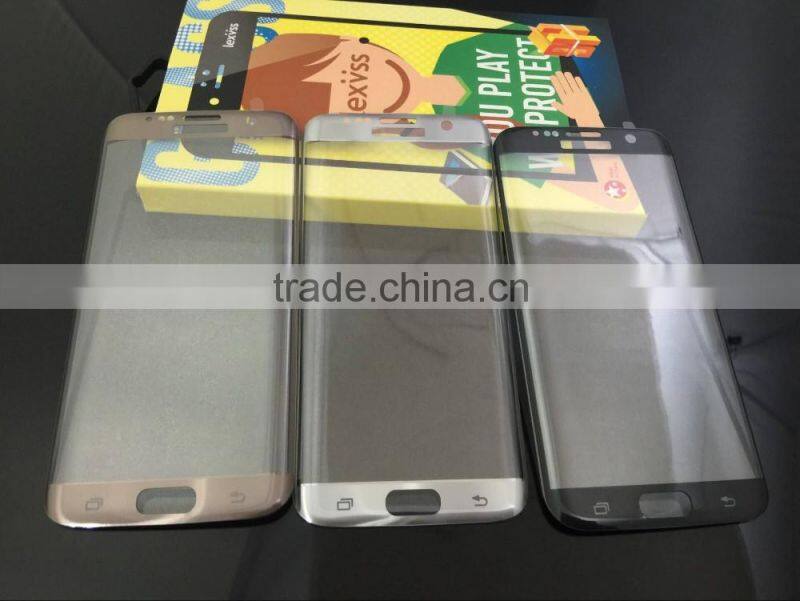 Brand LEXVSS GROUP Mobile Phone Use OEM For Samsung Galaxy s7 edge tempered glass screen protector China Supplier
