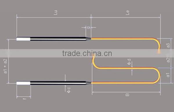 W Shape hight temperature Heating Element