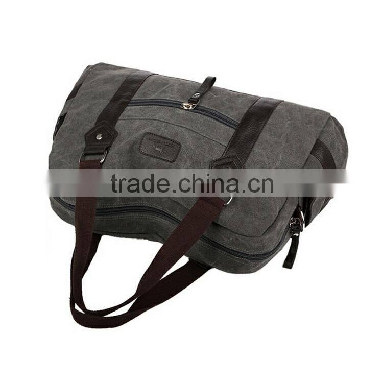 Wholesale New Fashion Travel Tote Shoulder Men Canvas Bag