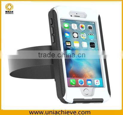 Waterproof Case for iPhone 6/6 plus Sports waterproof armband phone case with Full body covered sky blue