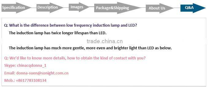 150w highway engineering ground mounted induction lamp tunnel light