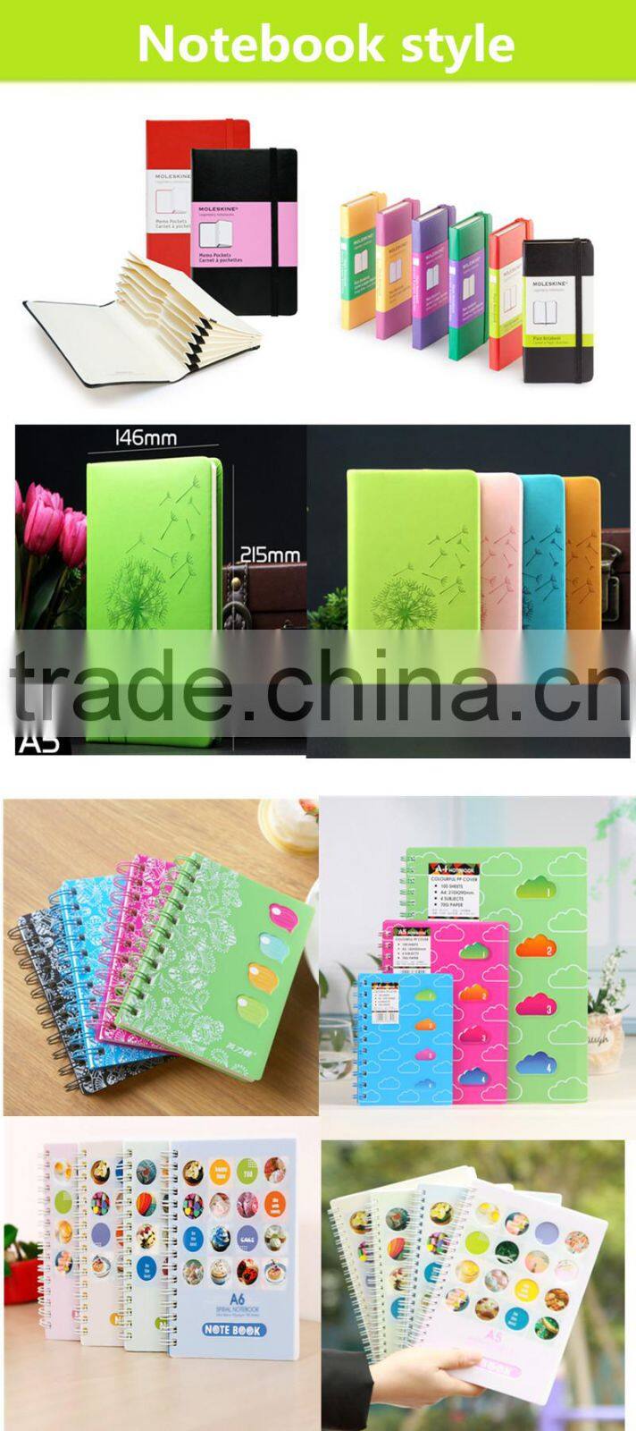 Top Quality Cheap Custom genuine leather cover executive notebook