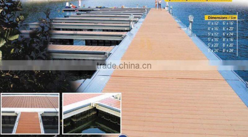 HDPE floating dock