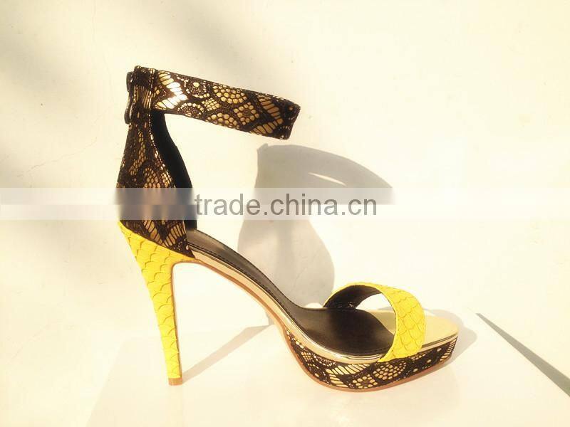 Catwalk Shoes New Style Heels for Women, Open Toe High Heel Platform Sandals Woman