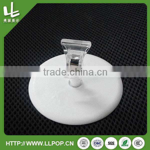 Round base transparent memo clip