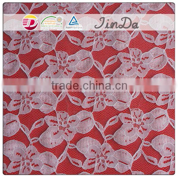 Fashionable swiss voile white wedding lace for clothes making