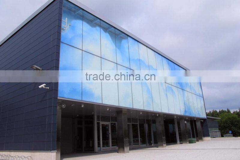 Safety Flat/Curve Tempered Glass For Railing Partitions Stair Balustrades & Handrails price per square meter