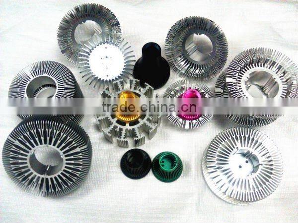 led aluminum circular extrusion heat sink