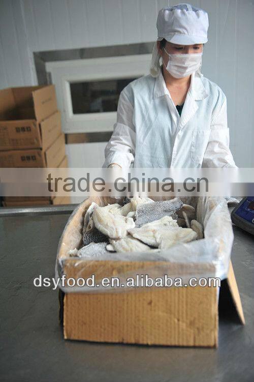 Frozen whole black pomfret fish