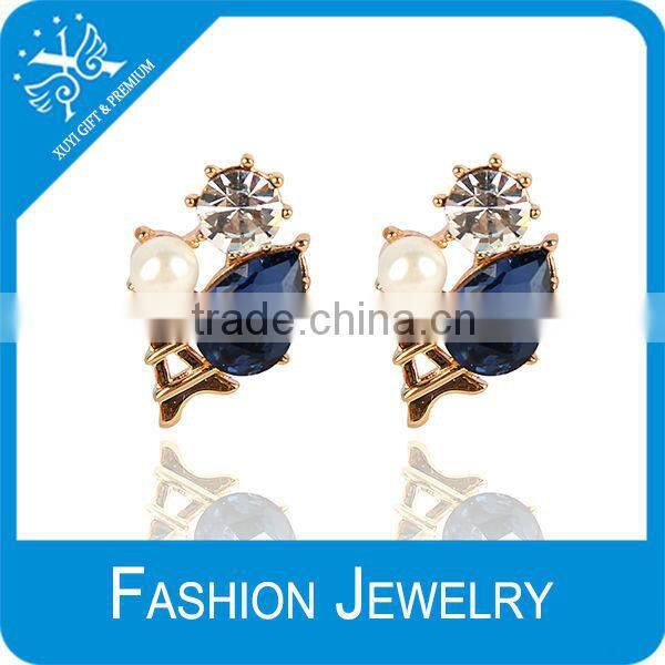 material for earring making cheap fashion pearl earring designs