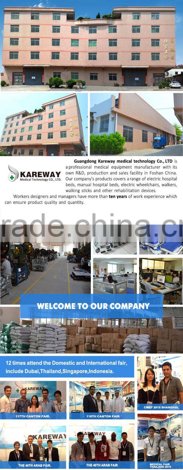 Hospital equipment modern manual headboard for hospital beds