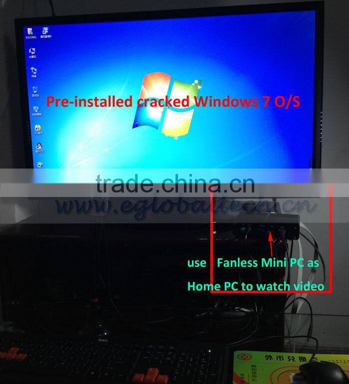 Cheapest mini pc dual nic n2820 n2810 Preinstalled O/S Window s 7/8, Android Support WIFI Opion for 3 years warranty
