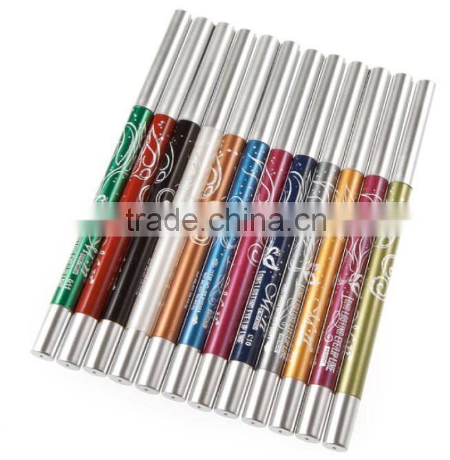 Kiss Me long lasting waterproof best eyeliner black slim liquid eyeliner with purple tube