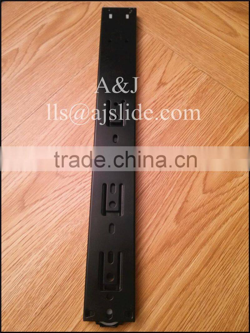 45mm three fold push to open drawer slides,plastic toy,heavy loading drawer