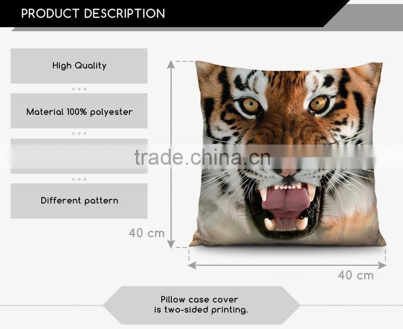 high quality fashion hedgehog design 3d digital print pillowcases fullprint decorative throw pillow covers seat cushion Cover